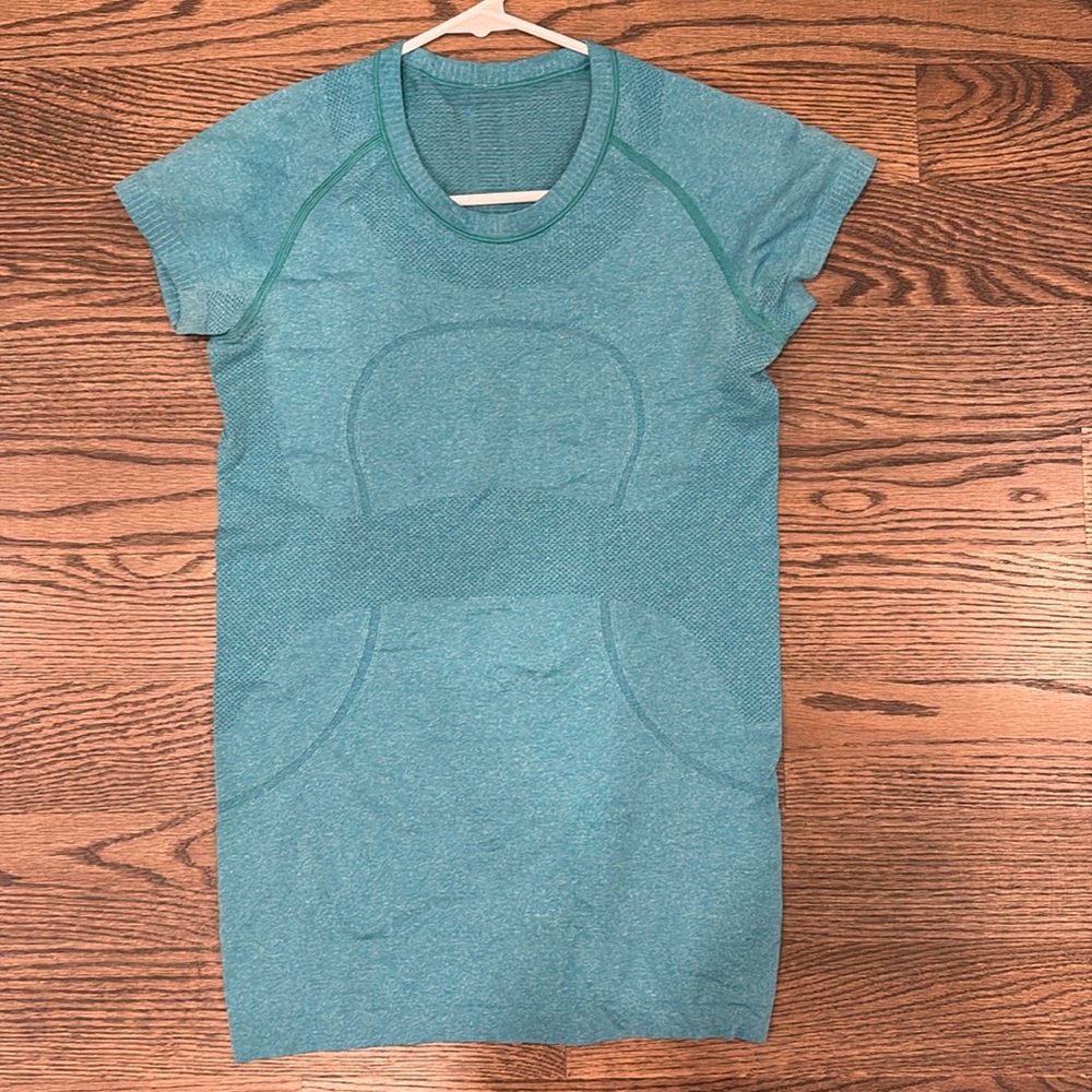 teal short sleeve swiftly tech